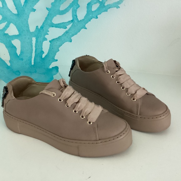 REDUCED Attilio Giusti Leombruni Butterfly Jewel Platform Sneakers US 6 EUR 36 - Picture 5 of 11